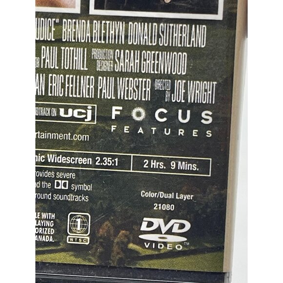 Pride & prejudice dvd universal 2006 129 minutes rated pg READ - Picture 5 of 6